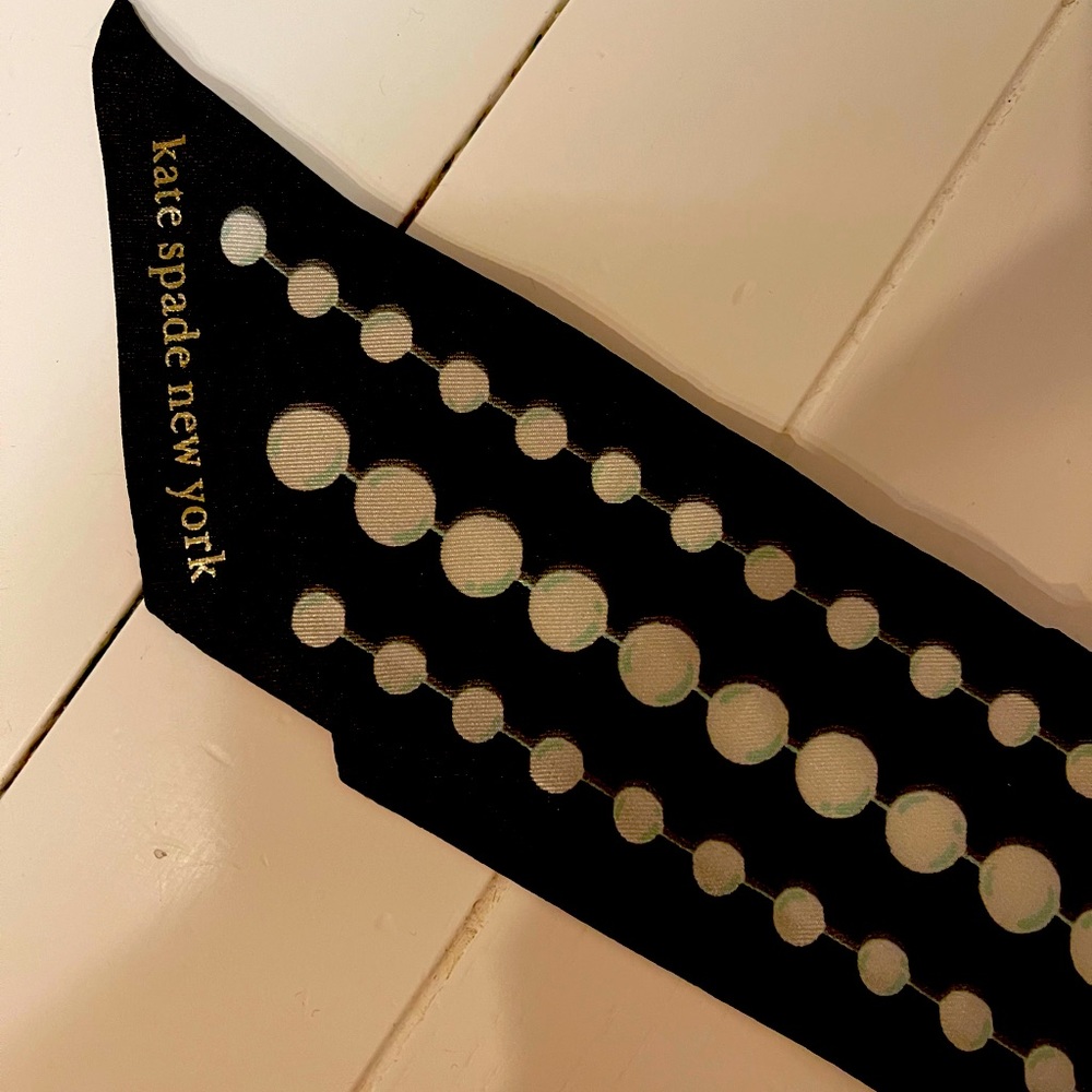 Kate Spade ♠️ Pearl Skinny Scarf